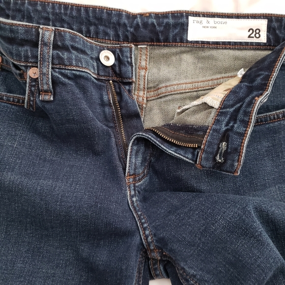 Rag & Bone Womens Mid Rise Skinny Jeans Size 28 - Picture 3 of 12
